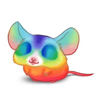 Adopte un(e) Souris Arc-en-Ciel