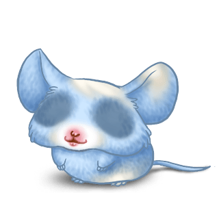 Adopte un(e) Souris Bleu Pastel